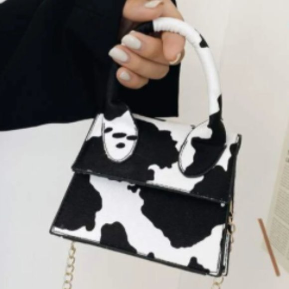 Womens Cow Print bag - Picture 5 of 6